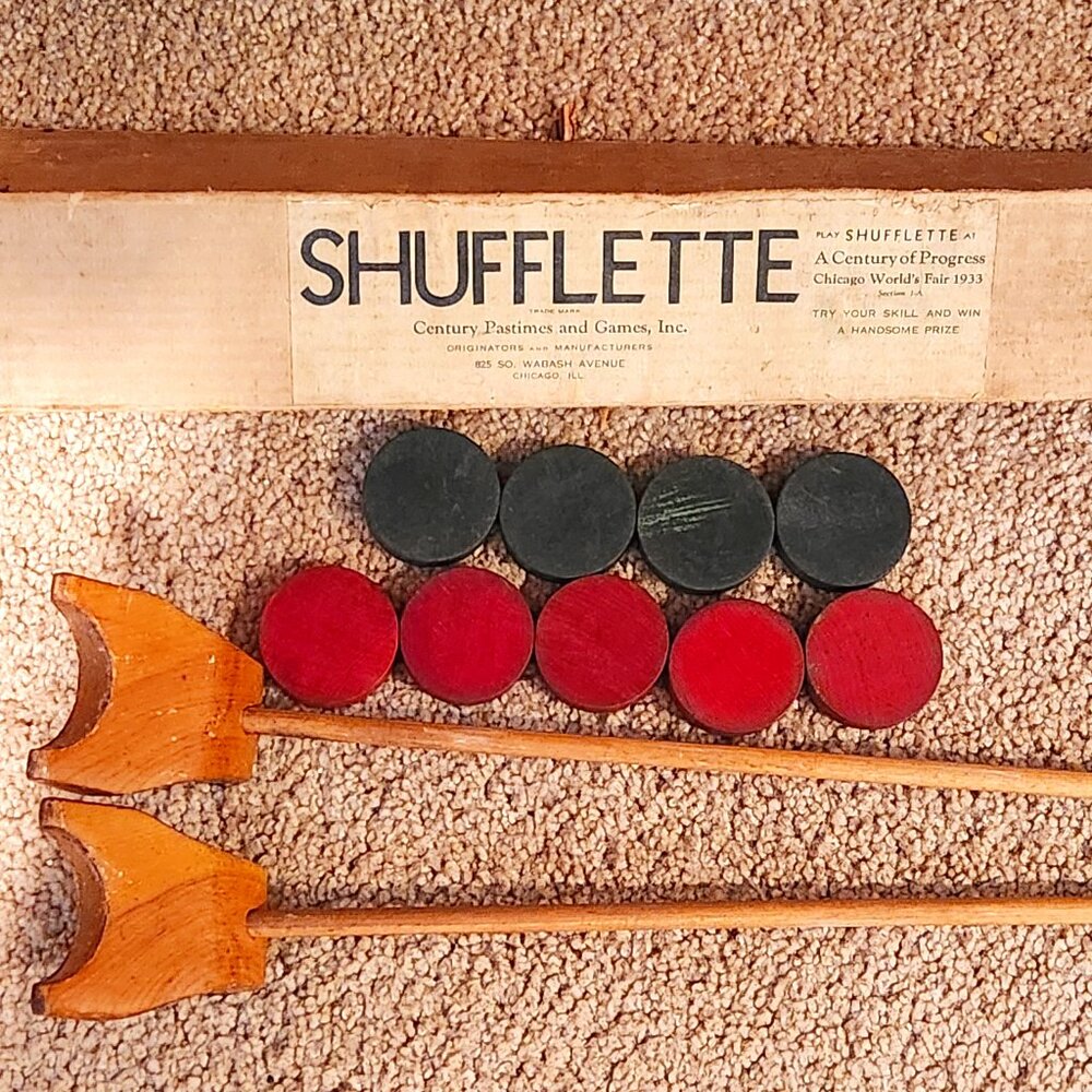 Vintage 1933 World's Fair Shufflette Century Pastimes and Games, Inc. *AS IS*